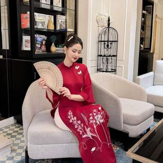 sỉ buôn Áo dài nữ mẫu HOT rimmy - sẵn kho đủ size S - 5Xl