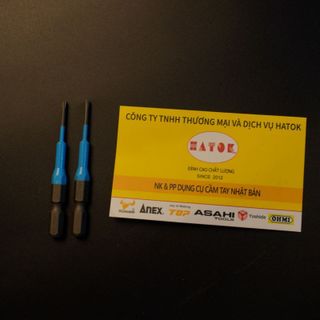Vỉ 2 mũi vít 1 đầu ACD-00065 Anex Nhật Bản