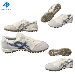 Giày Bata Vải Đế Cao Su HUTISPORT, Giày Đá Bóng Khâu Full Đế Kèm Dây