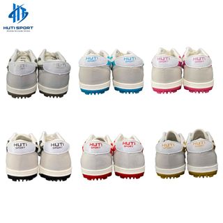 Giày Bata Vải Đế Cao Su HUTISPORT, Giày Đá Bóng Khâu Full Đế Kèm Dây