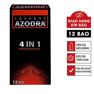 Bao cao su siêu mỏng azodra 4 trong 1 giá sỉ