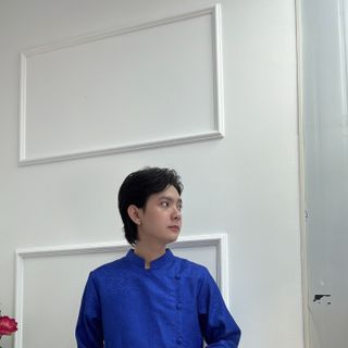 Sỉ áo dài gấm Nam - sẵn kho đủ size S-5XL
