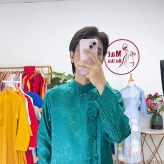 Sỉ áo dài gấm Nam - sẵn kho đủ size S-5XL giá sỉ