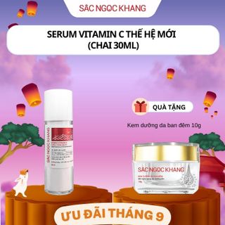 Serum Dưỡng Trắng Da Vitamin C [Chai 30ml] TẶNG Kem Dưỡng Da Ban Đêm [Hộp 10g] giá sỉ