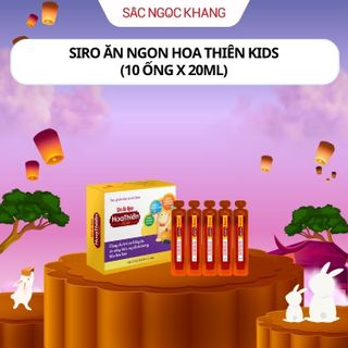 Siro Ăn Ngon Hoa Thiên Kids [Hộp 20 Ống x 10ml] giá sỉ