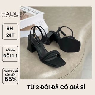 Giày sandal 7P quai phồng ngang êm chân M7132 Hadu giá sỉ