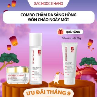 COMBO Kem Dưỡng Da Ban Đêm [Hộp 30g] & Nước Hoa Hồng Thảo Dược [Chai 145ml] TẶNG Sữa Rửa Mặt Thảo Dược [Tuýp 50g] giá sỉ