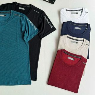 Áo thun nam vải kim cương Lô vải mịn mát Phom chất chuẩn đẹp Size Ri 12221 Tách nửa ri được