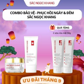 COMBO Kem Dưỡng Da Ban Đêm [Hộp 30g] & Kem Chống Nắng Sa Mạc [Tuýp 50g] TẶNG 02 Sữa Rửa Mặt Thảo Dược [Tuýp 50g] giá sỉ