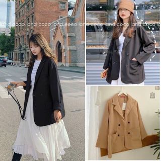 Áo Blazer chất vải mango lụa mềm, có túi trước và nút. Giá sỉ - giá bán buôn giá sỉ