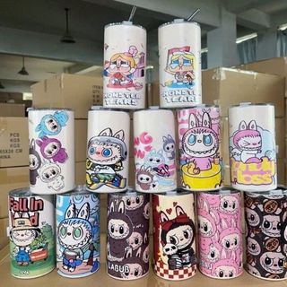 LY GIỮ NHIỆT LABUBU 600ML KÈM ỐNG HÚT