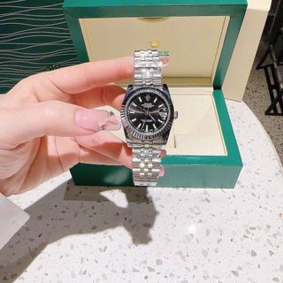 ĐỒNG HỒ NAM NỮ CAO CẤP RÔ LE MÁY CƠ MẶT SAPHIRE VIỀN NIỀNG KHÍA