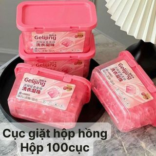 Hộp 100 viên nước giặt cô đặc Jielefang chiết xuất hoa anh đào giá sỉ