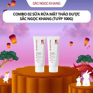 COMBO 02 Sữa Rửa Mặt Thảo Dược Sắc Ngọc Khang [Tuýp 100g] giá sỉ