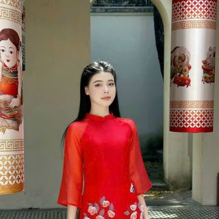 sỉ áo dài Nữ cách tân, đủ màu , đủ size S - 5Xl, sẵn kho