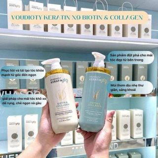 cặp gội xả VOUDIOTY KERATIN X9 giá sỉ