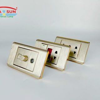 Công tắc ổ cắm mặt hạt các loại sỉ buôn