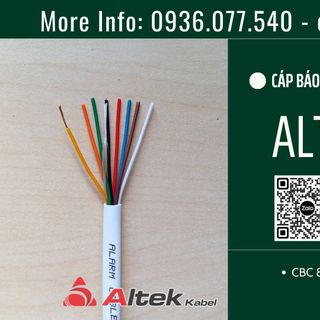 Cáp báo cháy 8 x 0.22 mm2 - Cáp tín hiệu Altek Kabel - Alarm cable giá sỉ