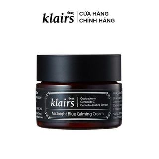 Kem Dưỡng Ẩm Dear Klairs Làm Dịu và Phục Hồi Da Ban Đêm Midnight Blue Calming Cream (30ml)