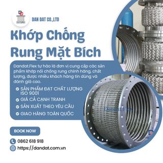 Khớp Nối Chống Rung| Khớp nối mềm inox nối ren | Khớp chống rung mặt bích giá sỉ