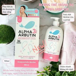 Kem Dưỡng Trắng Da Alpha Arbutin Collagen 500ml - Mẫu Mới 2024 giá sỉ