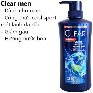 Dầu Gội Đầu Cho Nam Giới Clear Men giá sỉ