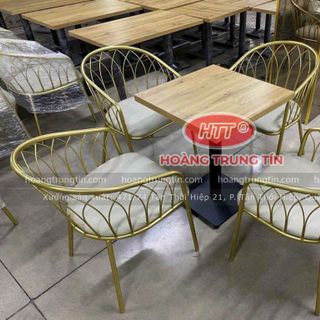 Bàn ghế sắt nệm cafe nhà hàng giá rẻ giá sỉ