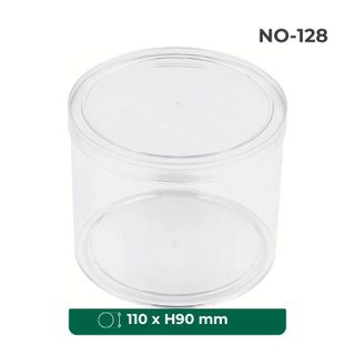 Combo 50 Hộp Nhựa Tròn Chất Liệu Mica Cứng - Đầy Đủ Kích Thước giá sỉ