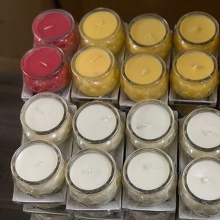 Nến bơ cốc hoa sen không khói 1 cặp 02 cốc cháy 22-24h giá sỉ - giá bán buôn