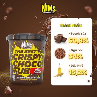 Sô Cô La Nims Giòn Tan Chảy Coco Crunch Hộp 250g