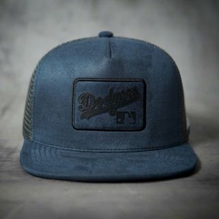 Mũ Lưỡi Trai Dod.gers Xanh Snapback Chất Da lộn phối lưới giá sỉ