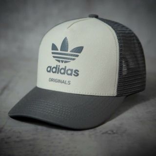Nón Lưỡi Trai Adi.das Originals Kem Xám Cap Chất Cotton Hàn