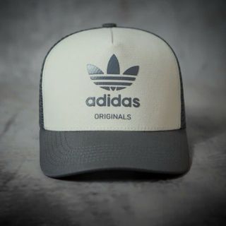 Nón Lưỡi Trai Adi.das Originals Kem Xám Cap Chất Cotton Hàn giá sỉ