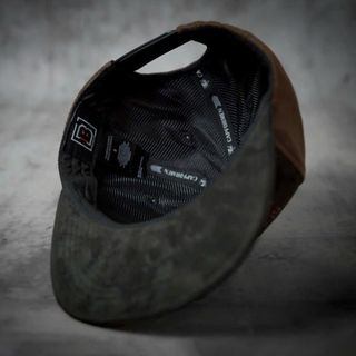 Nón Lưỡi Trai BWB Classic Motocycle Brown Snapback Chất da lộn phối cotton