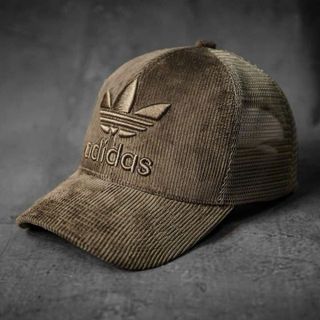 Nón Lưỡi Trai Adi.das Nâu Nhung Lưới Cap Chất Nhung Gân
