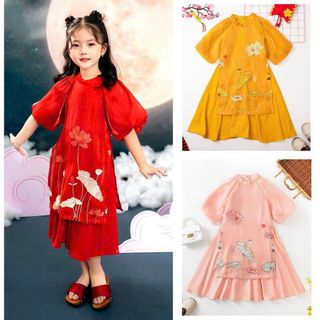 Sỉ buôn áo dài trẻ em - xưởng may áo dài hoàng mai