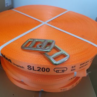 [40mm] Dây đai chành hàng Polyester Lashing AtMet cuộn 100M- Tải tối đa 8.5 Tấn