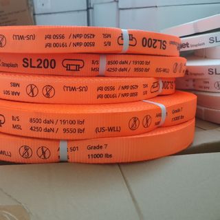 [40mm] Dây đai chành hàng Polyester Lashing AtMet cuộn 100M- Tải tối đa 8.5 Tấn