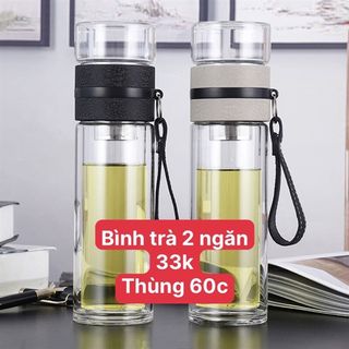 Bình Thủy Tinh Pha Trà 2 Ngăn giá sỉ