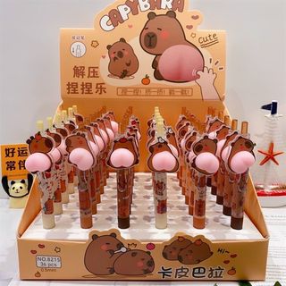 Bút Gấu Capybara Gắn Charm Mông