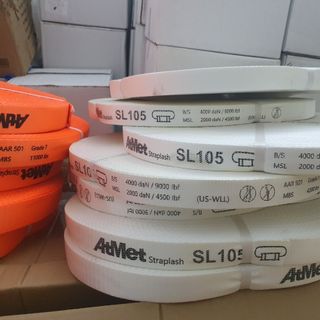 [32mm] Dây đai vải Polyester Lashing Atmet SL105- Tải tối đa 4 Tấn