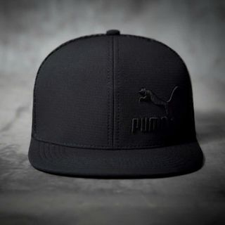 Nón Lưỡi Trai Pu.ma Full Black Lưới Snapback Chất Cotton hàng giá sỉ