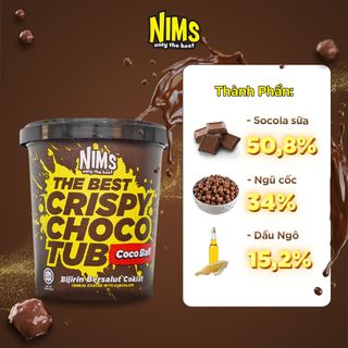 Sô cô la Nims giòn tan chảy Coco Ball Hộp 250g