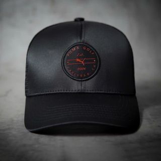 Nón Lưỡi Trai Pu.ma Đen Logo in Đỏ cap Chất Dù giá sỉ