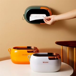 Hộp đựng giấy bo góc mạ vàng