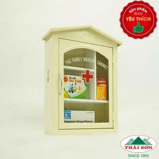 Tủ Thuốc Gia Đình Thái Sơn - Lưu trữ vật dụng y tế An Toàn - Chất Liệu Sắt Sơn Tĩnh Điện Bền Bỉ