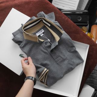 Áo thun polo nam,  Chất cotton pique Cao Cấp    , Mền mịn