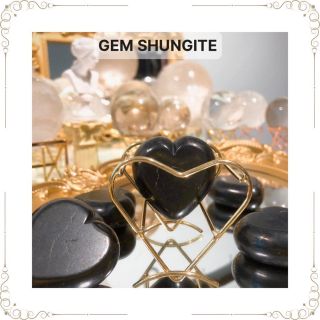 Trái tim Shungite Ngăn bức xạ điện từ 5G
