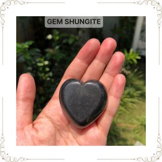 Trái tim Shungite Ngăn bức xạ điện từ 5G
