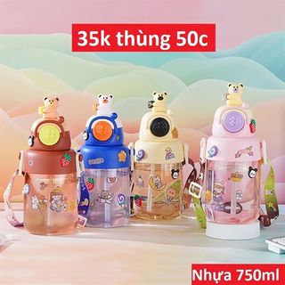 Bình Nhựa 750ml Gấu giá sỉ